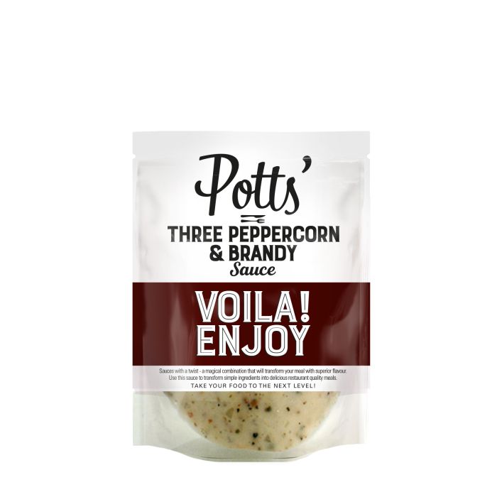 Potts 3 Peppercorn Brandy Sauce 250g