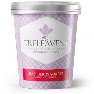 Treleavens Raspberry Sorbet 500ml