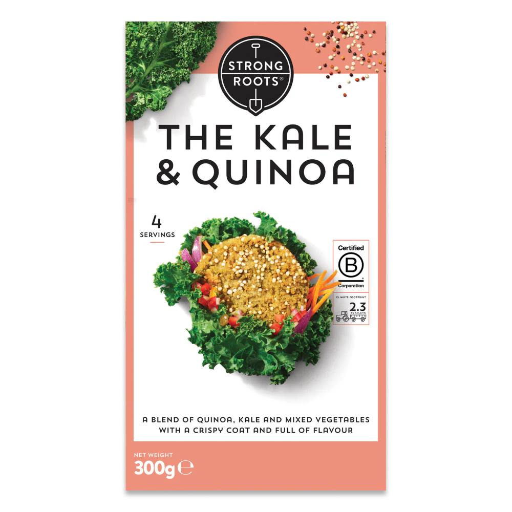 Strong Roots Kale & Quinoa Burger