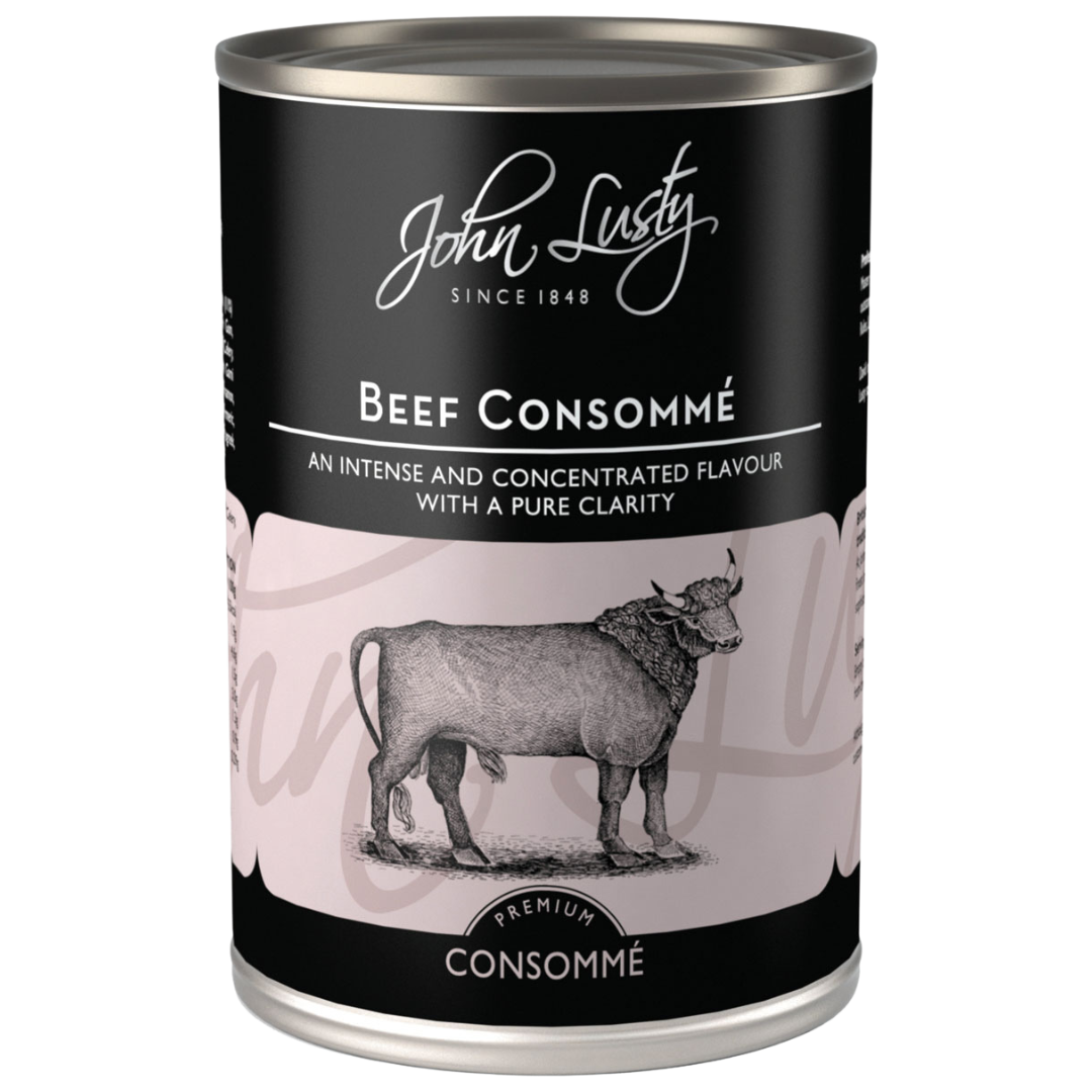 John Lusty Beef Consomme 390g