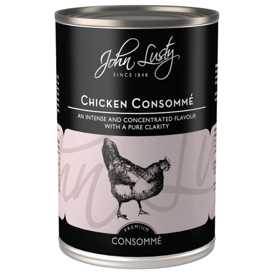 John Lusty Chicken Consomme 390g