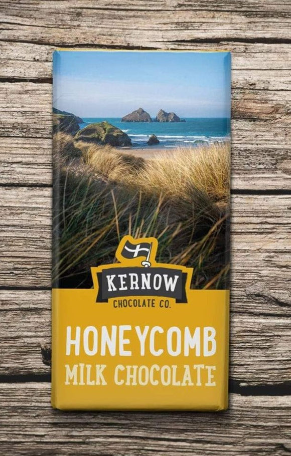 Kernow Honeycomb Milk Choc Bar 95g