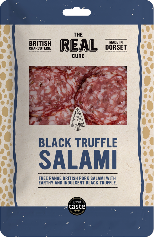 Real Cure Black Truffle Salami