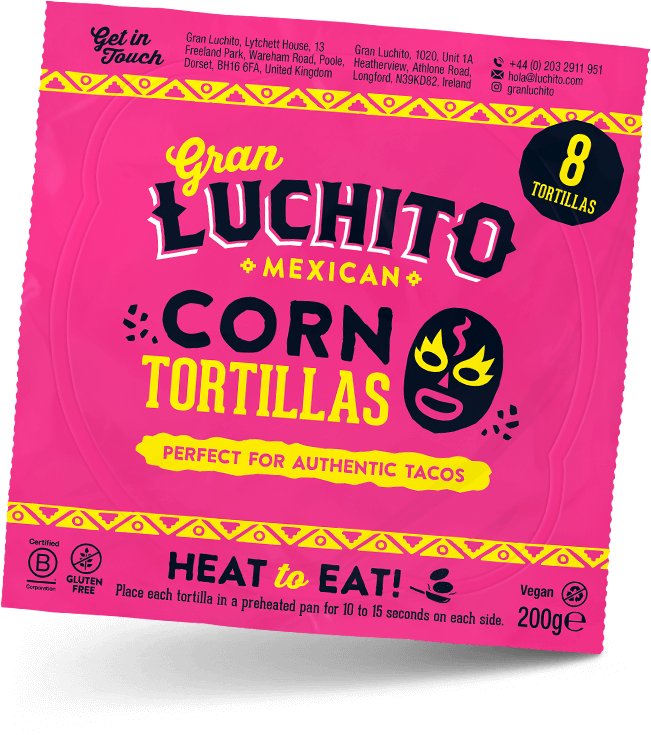 Gran Luchito 8PK Corn Tortillas 200G