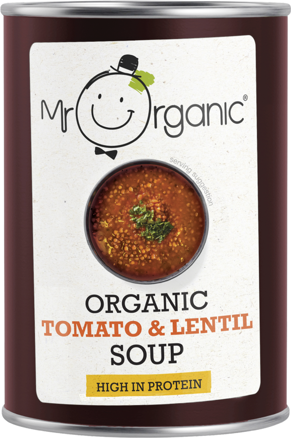 Mr Organic Tomato & Lentil Soup 400g