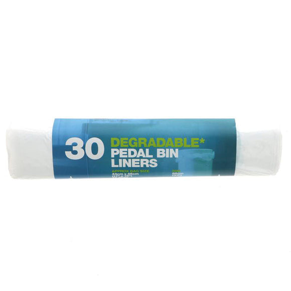 Degradable Pedal Bin Liners 30