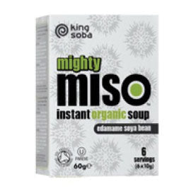 King Soba Mighty Miso Edame Soya bean Soup 60g