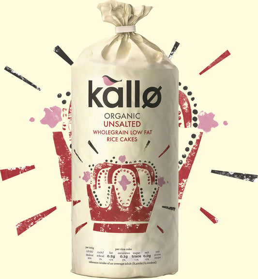 Kallo Unsalted Rice Cakes 130g