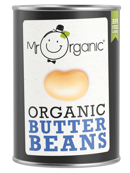 Mr Organic Butter Beans 400g