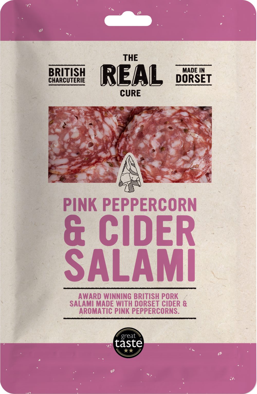 Real Cure Pink Peppercorn Salami