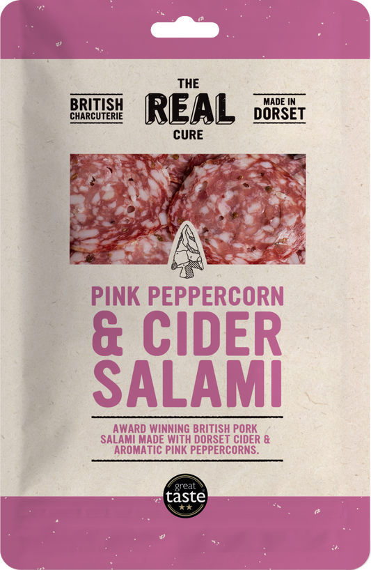 Real Cure Pink Peppercorn Salami