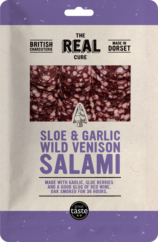 Real Cure Sloe Garlic Salami