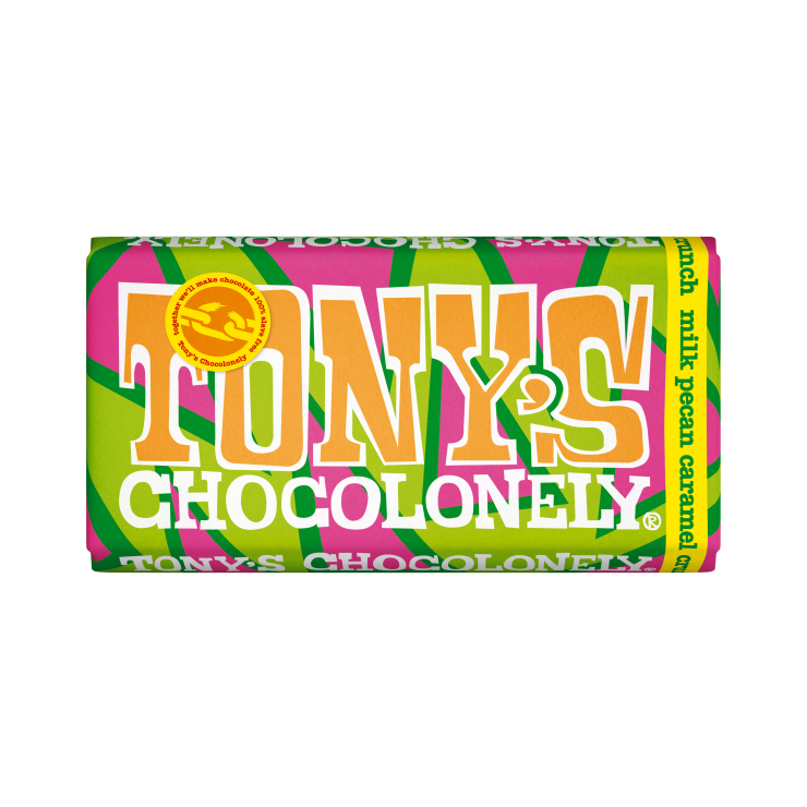 Tonys Pecan Caramel Crunch Milk Chocolate