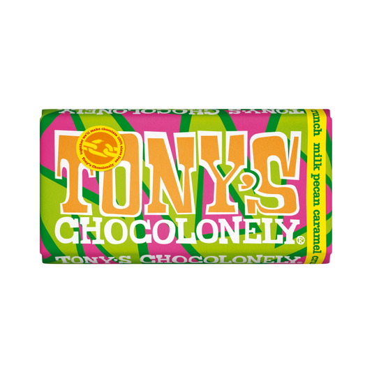 Tonys Pecan Caramel Crunch Milk Chocolate