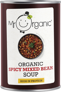 Mr Organic Spicy Mixed Bean Soup 400g