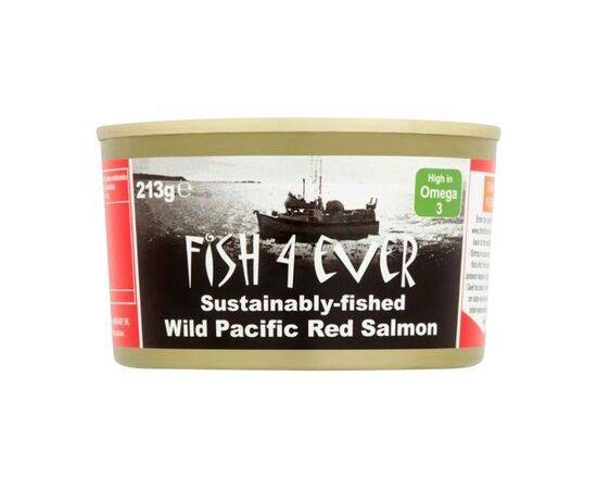 Fish 4 Ever Wild Pacific Red Salmon 213g