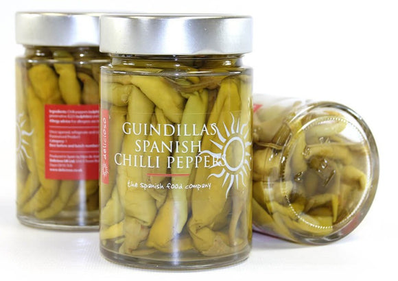 Guindillas Spicy Pickled Green Chillies 285g
