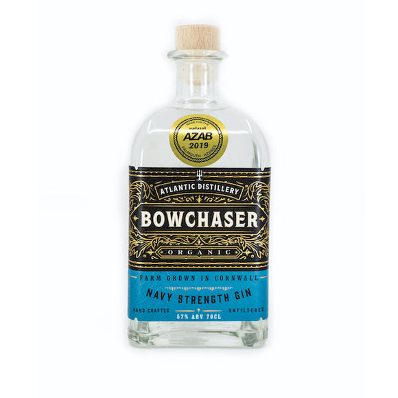 Bowchaser Organic Cornish Gin 57%ABV