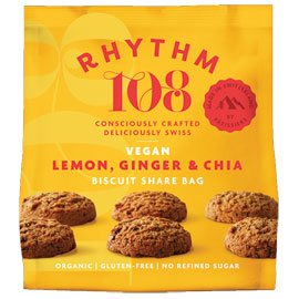 Rhythm 108 Lemon Ginger & Chai Tea Biscuit 135G