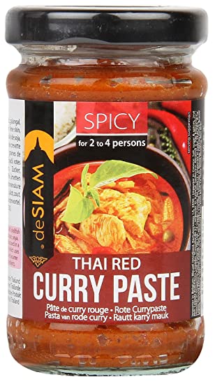 De Siam Red Thai Curry Paste 200g