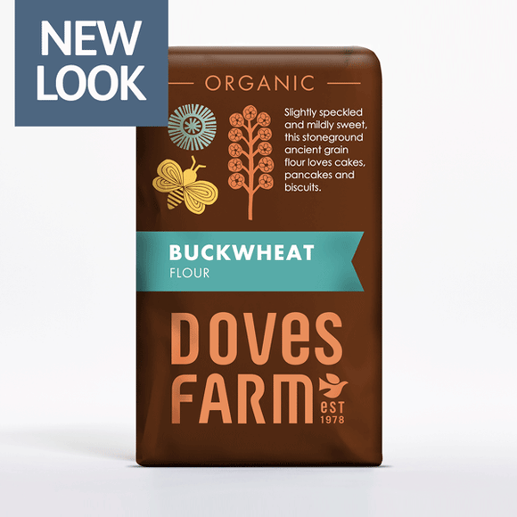 Doves Farm Organic Stone ground Wholemeal Buckwheat Flour 1kg