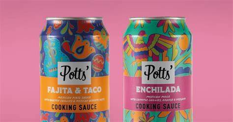 Potts Enchilada Cooking Sauce 330g