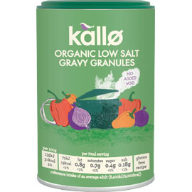 Kallo Organic Low Salt Gravy Granules 160g