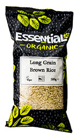Essential Organic Long Grain Brown Rice 500g