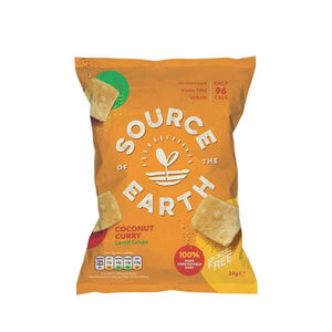 Source of the Earth Coconut Curry Crisps 24G