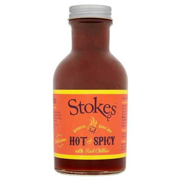 Stokes Hot And Spicy BBQ sauce 315g