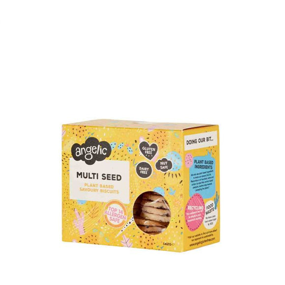 Angelic Multi Seed Savoury Biscuits 142g