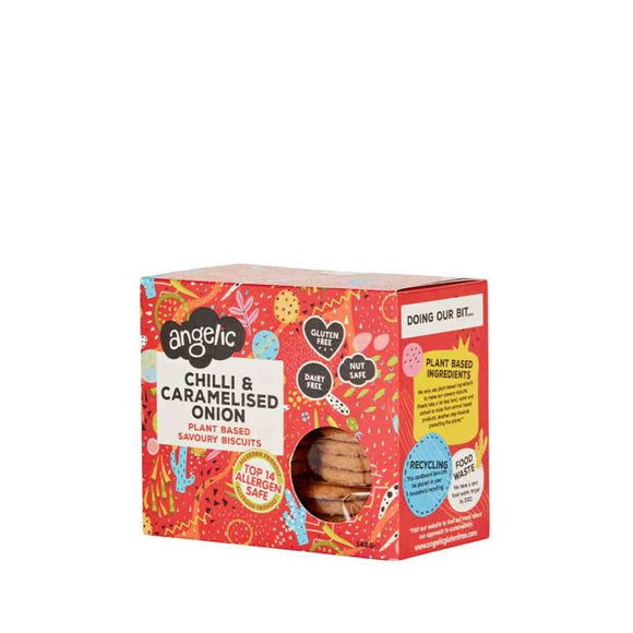 Angelic Chilli & Caramelised Onion Savoury Biscuits