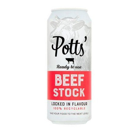 Potts Beef Stock In A Can 500ml