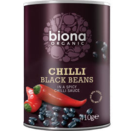 Biona Organic Black Chilli Beans 400g