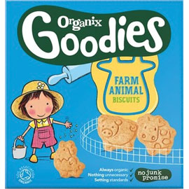 Baby Organix Animal Biscuits 100g