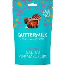 Buttermilk Salted Caramel Chocolate cups (V)  100g