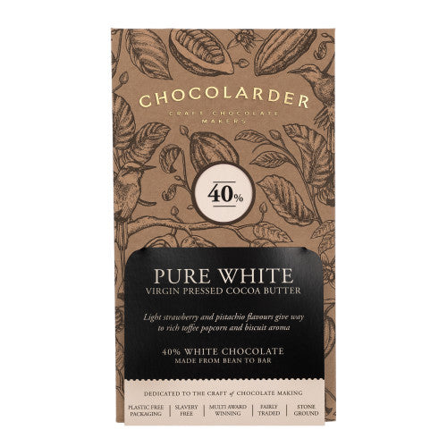 Chocolarder Cornish Pure White  40% (70g)