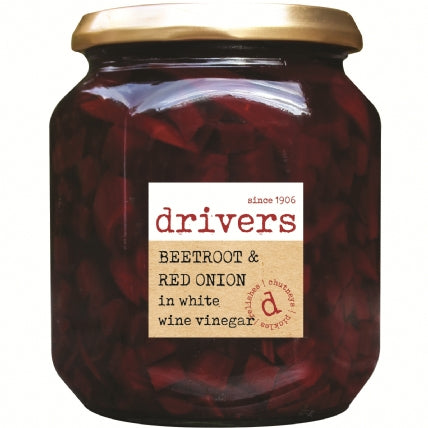 Drivers Beetroot & Red Onion In Vinegar 550g