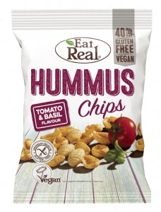 Eat Real Hummus Chips Tomato & Basil 135g