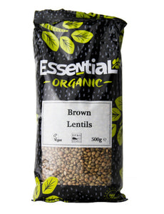 Essential Organic Brown Lentils 500g