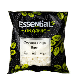 Essential Organic Coconut Chips Raw 125g