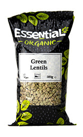 Essential Organic Green Lentils 500g