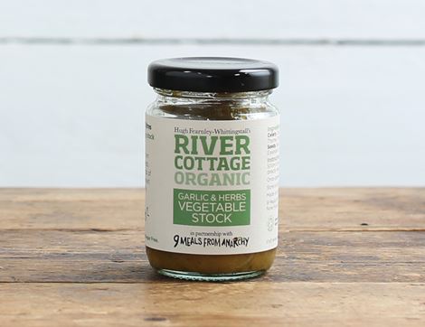 River Cottage Organic Garlic and Herbs Vegetable Stock 105g