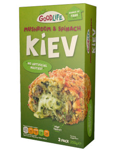 Goodlife Mushroom & Spinach Kiev 250g