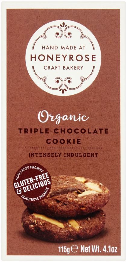Honeyrose Organic Gluten-Free Cookies 115g