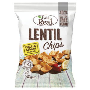 Eat Real Lentil Chips Chilli & Lemon 113g