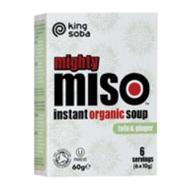 King Soba Instant Miso Ginger & Tofu Soup 60g