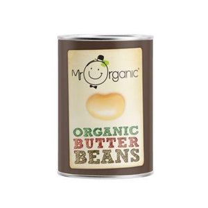 Mr Organic Organic White Butter Beans 400g