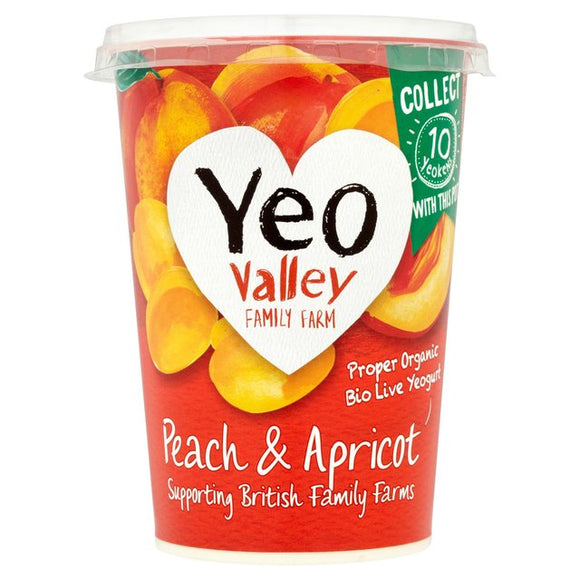 Yeo Valley Peach & Apricot Yoghurt 450g