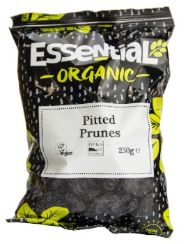 Essential Organic Pitted Prunes 250g